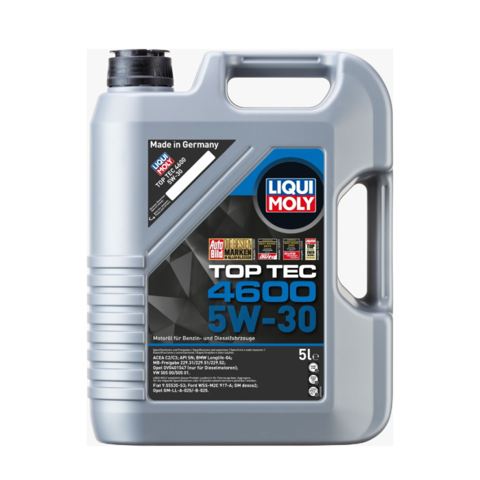 LIQUI MOLY 5W30 Motor Yağı Tam Sentetik TOP TEC 4600 5 Litre - Görsel 1