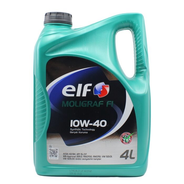 Elf Moligraf F1 10W-40 - 4 Litre Motor Yağı - Görsel 1