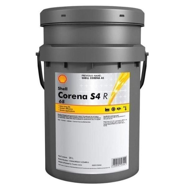 Shell Corena S4 R 68 - 20 Litre Kompresör Yağı