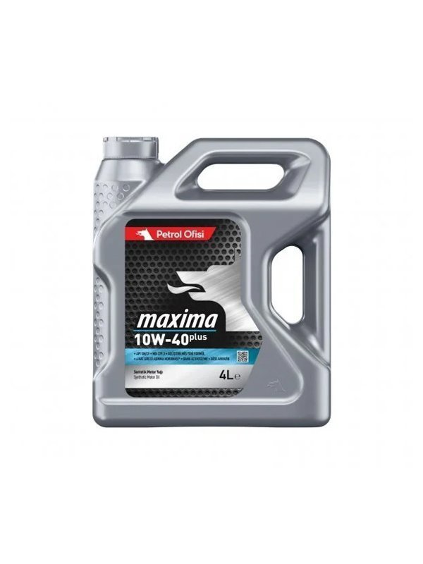 600x600-2-600x800-1-1 Petrol Ofisi Maxima 10W-40 Plus 4 Litre 2025 Üretim - Görsel 1