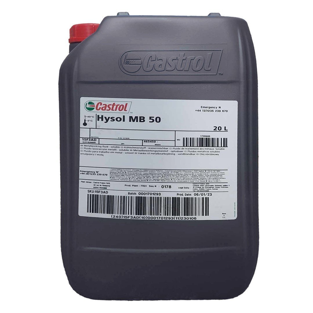 castrol-hysol-mb-50-20-lt Castrol Hysol MB 50 Bor Yağı 20 Lt Soğutma Sıvısı - Görsel 1