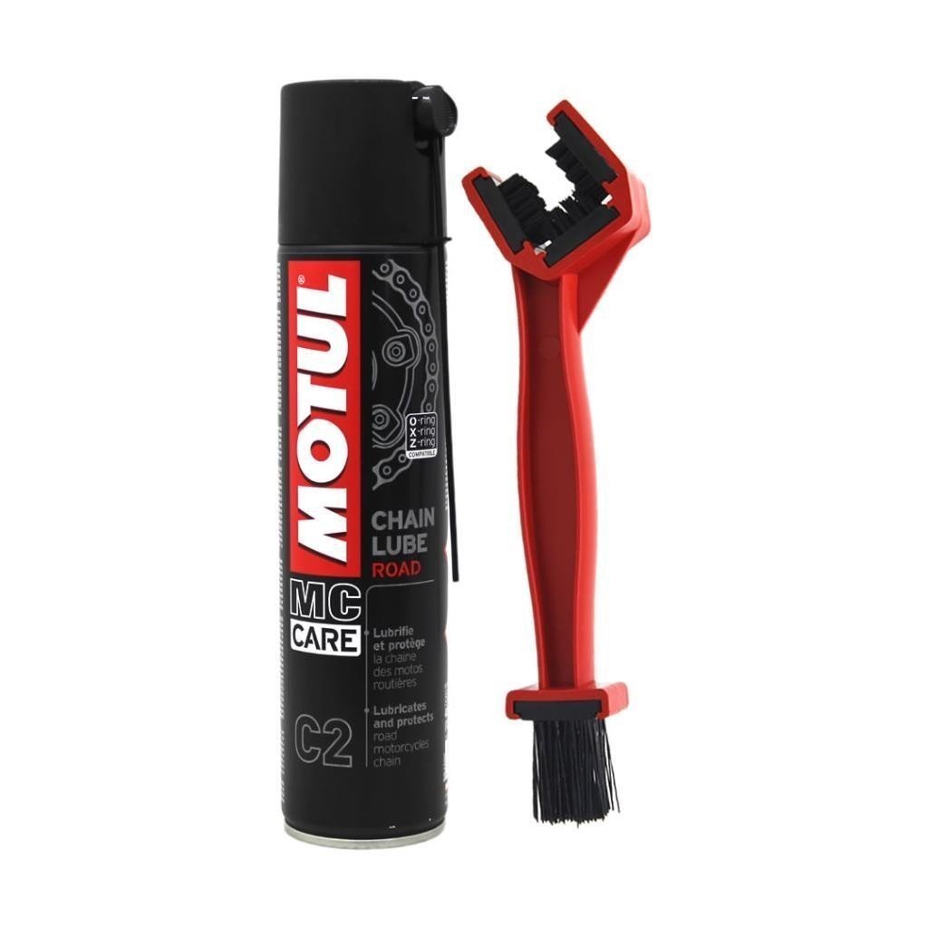 image_1080-1255 Motul C2 Chain Lube Road Sprey 400 Ml Zincir Yağı + Fırça - Görsel 1