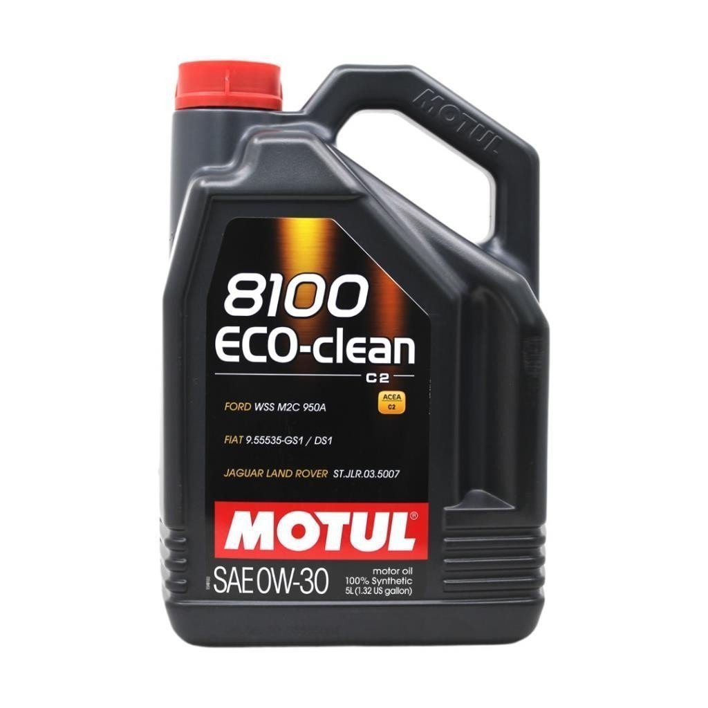 image_1080-170 Motul 8100 Eco-Clean 0W30 5 Lt Tam Sentetik Motor Yağı - Görsel 1