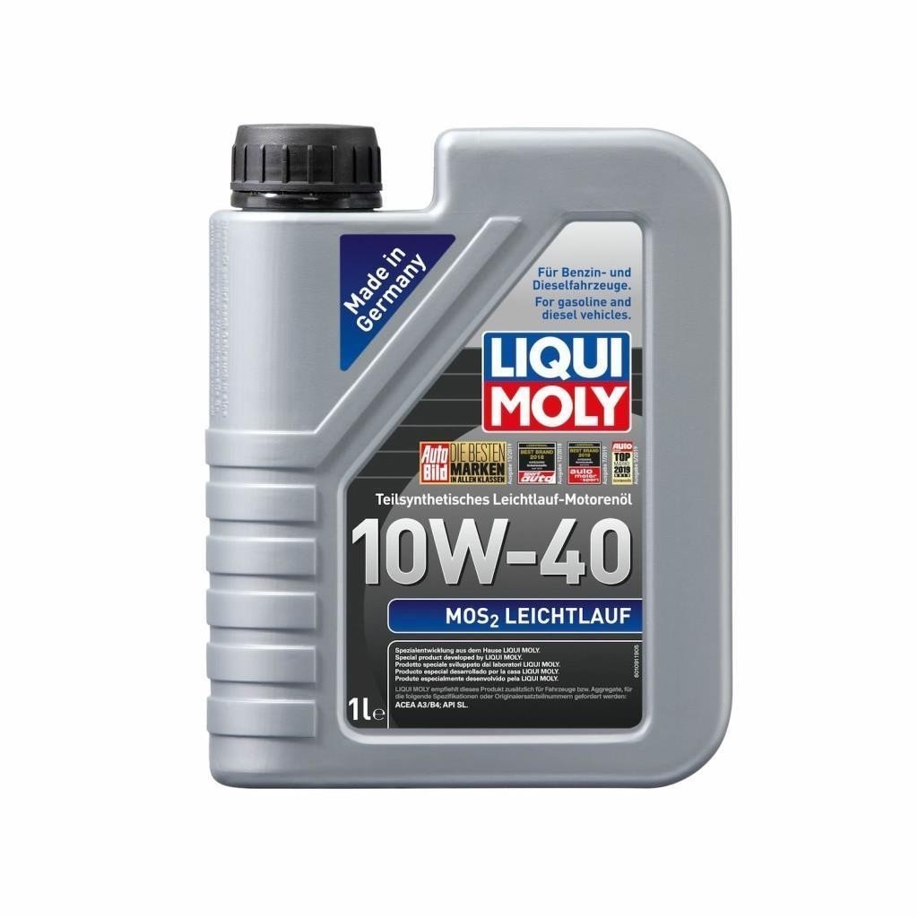 image_1080-24 Liqui Moly Mos2 Leichtlauf 10W-40 Motor Yağı 1 Lt (2626) - Görsel 1