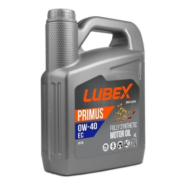 Lubex Primus EC 0W40 4 Lt Tam Sentetik Motor Yağı