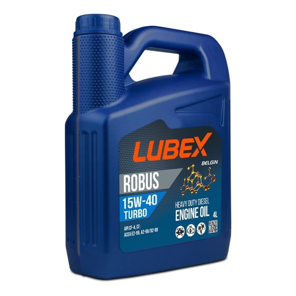 image_1080-93 Lubex Robus Turbo 15W40 4 Lt Mineral Motor Yağı - Görsel 1