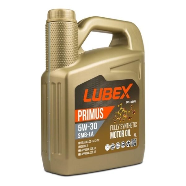 Lubex Primus SMB-LA 5W30 4 Lt Tam Sentetik Motor Yağı