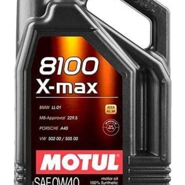 Motul 8100 X-Max 0W-40 - 5 Litre Motor Yağı