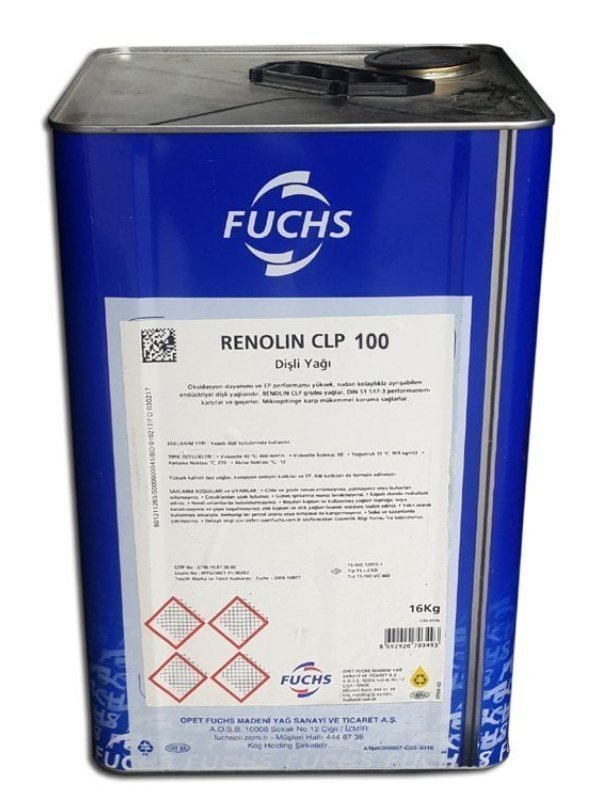 renolin-clp-100-600x800-1 Fuchs Renolin CLP 100 - 16 kg Şanzıman Yağı - Görsel 1