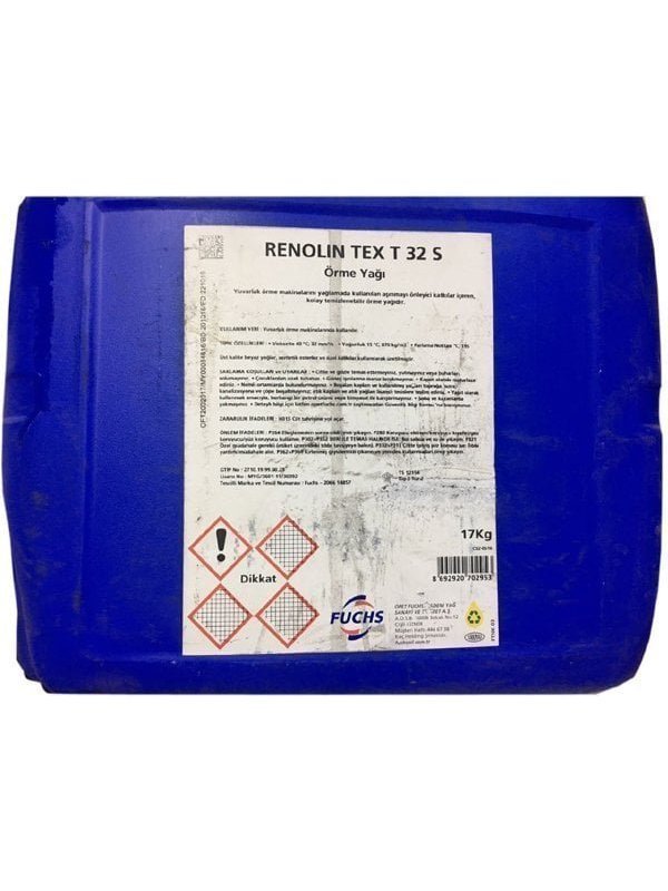 renolin-tex-t-32-s-600x800-1 Fuchs Renolin Text T 32 S - 20 Litre Örme Yağı - Görsel 1