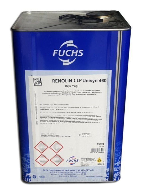 renolin-unisyn-clp-460-600x800-1 Fuchs Renolin Unisyn CLP 460 - 16 kg Şanzıman Yağı - Görsel 1