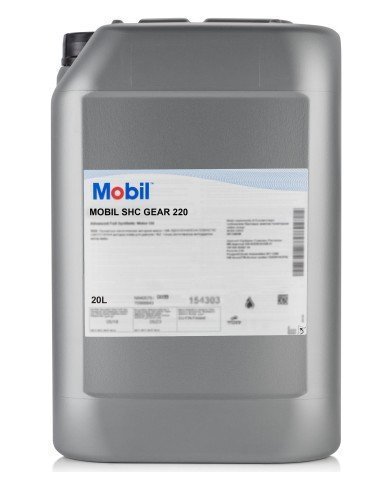 Mobil SHC Gear 220 20 Lt Sentetik Endüstriyel Dişli Yağı