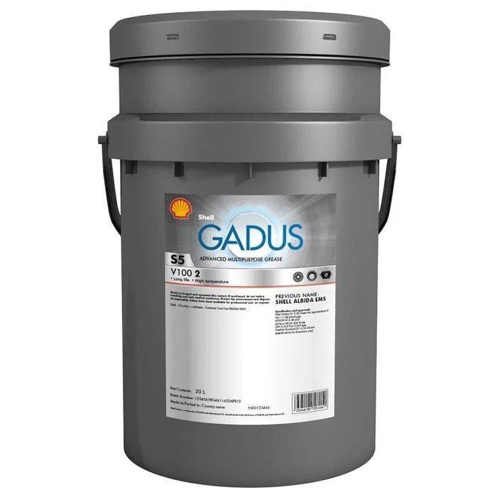550028433-1 Shell Gadus S5 V100 2 18 Kg Endüstriyel Rulman Gresi - Görsel 1