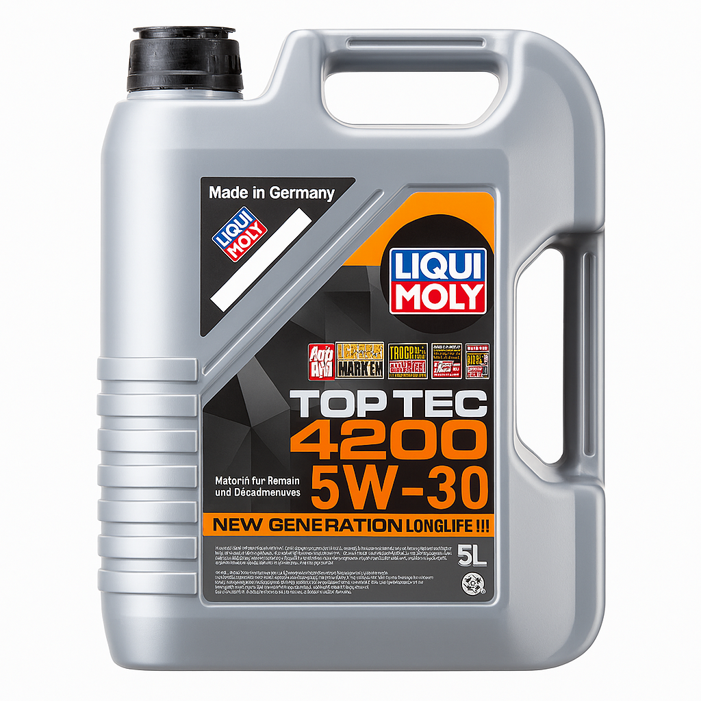 LIQUI-MOLY-5W30-Motor-Yagi-Tam-Sentetik-TOP-TEC-4200-5-Litre Liqui Moly Top Tec 4200 5W30 Motor Yağı 5 Litre 2025 Üretim - Görsel 1