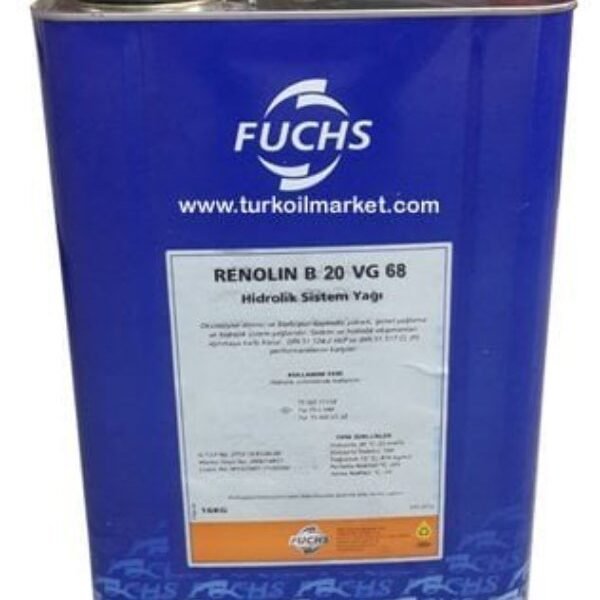 Fuchs Renolin B 20 VG 68 - 16 kg Hidrolik Yağı