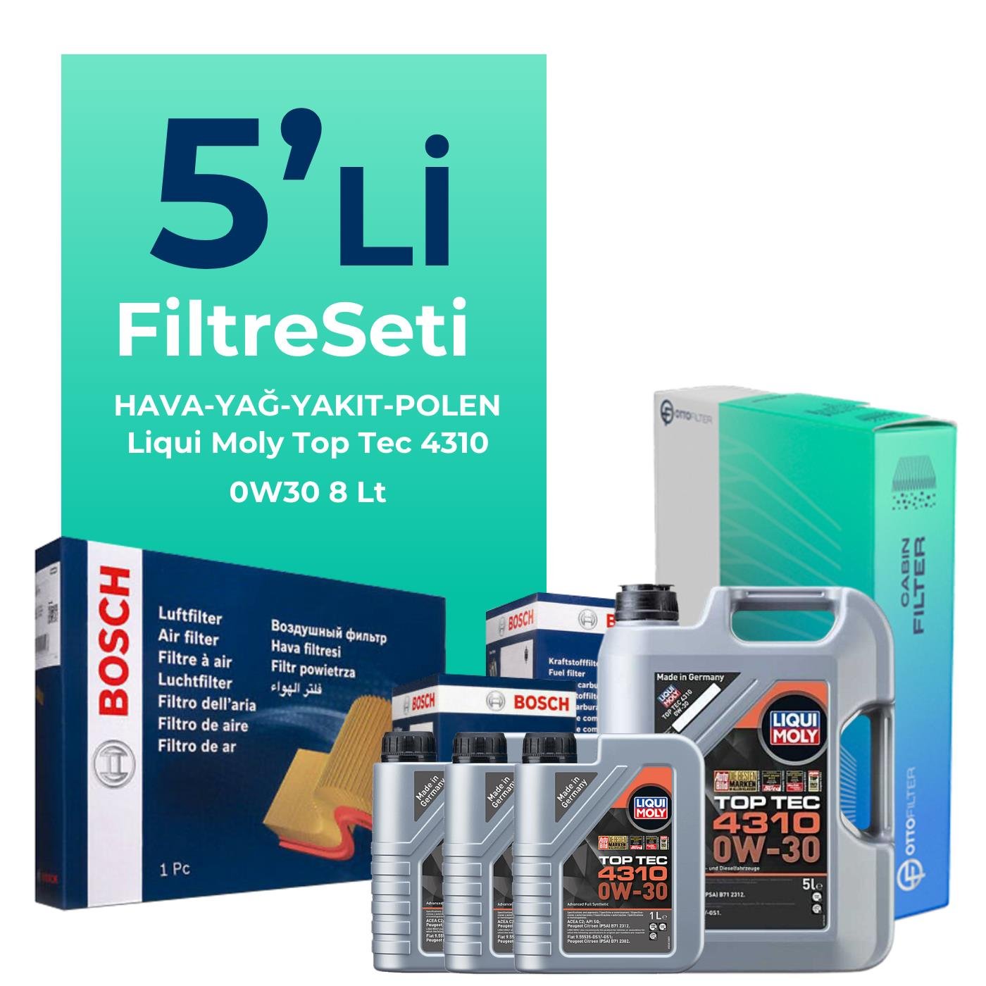 bosch-peugeot-expert-2-0-dizel-filtre-bakim-seti-liqui-moly-motor-yagli-2017-2024-5-li-122546 Bosch Peugeot Expert 2.0 Dizel Filtre Bakım Seti Liqui Moly Motor Yağlı (2017-2024) 5 Li - Görsel 1