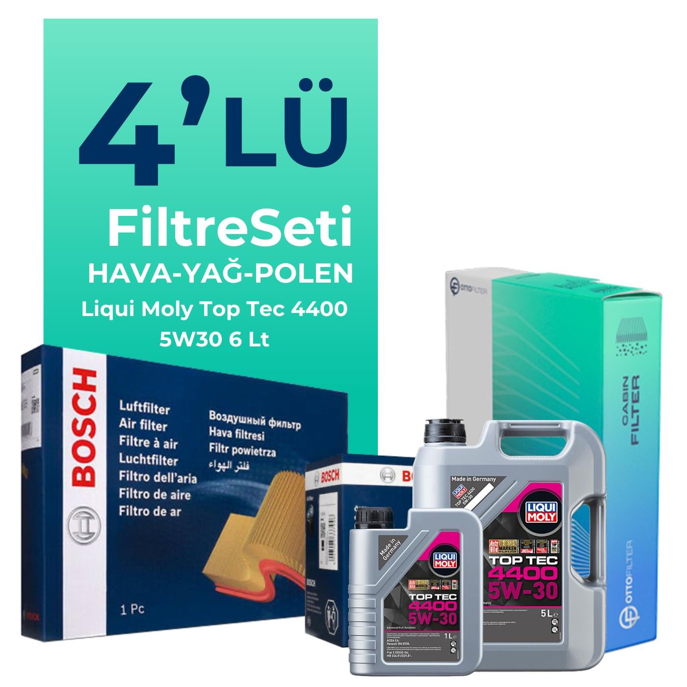 bosch-renault-megane-1-6-dizel-filtre-bakim-seti-liqui-moly-motor-yagli-2016-2018-4-lu-128344 BOSCH Renault Megane 1.6 Dizel Filtre Bakım Seti Liqui Moly Motor Yağlı (2016-2018) 4 Lü - Görsel 1