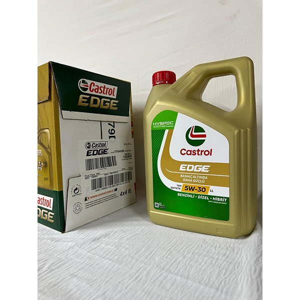 castrol-edge-3 Castrol Edge 5W-30 LL DPF 4 Litre 2025 Üretim - Görsel 1
