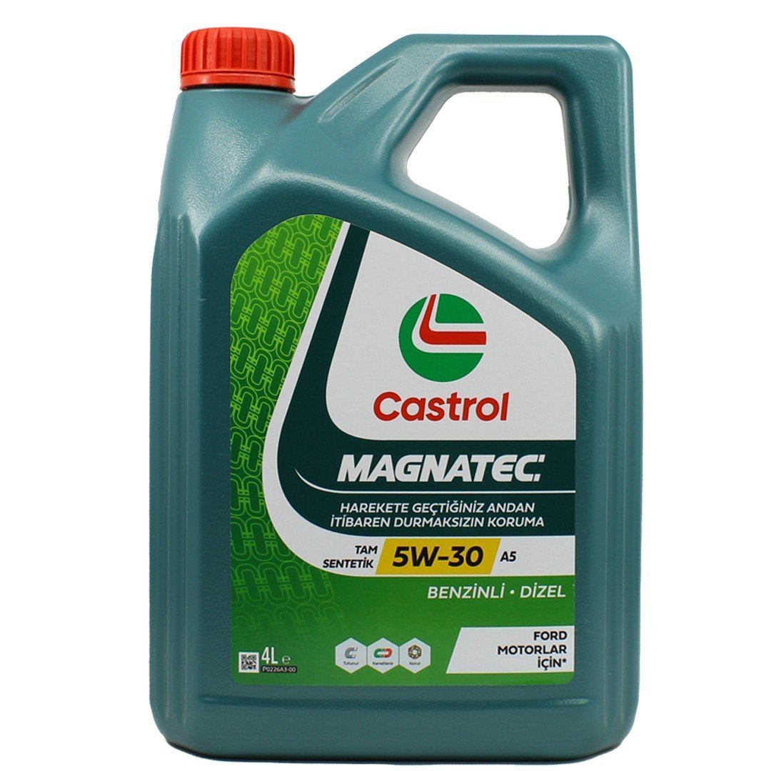 castrol-magnatec-5w30-a5-4lt-1 Castrol Magnatec 5W30 A5 4 Lt Tam Sentetik Motor Yağı - Görsel 1