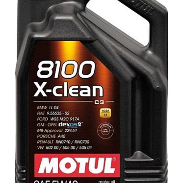 Motul 8100 X-Clean 5W-40 4 Litre Motor Yağı