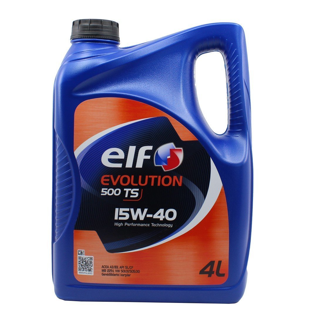 elf-evolution-500ts-15w40-4lt-1 Elf Evolution 500 TS 15W-40 Motor Yağı 4 Lt - Görsel 1