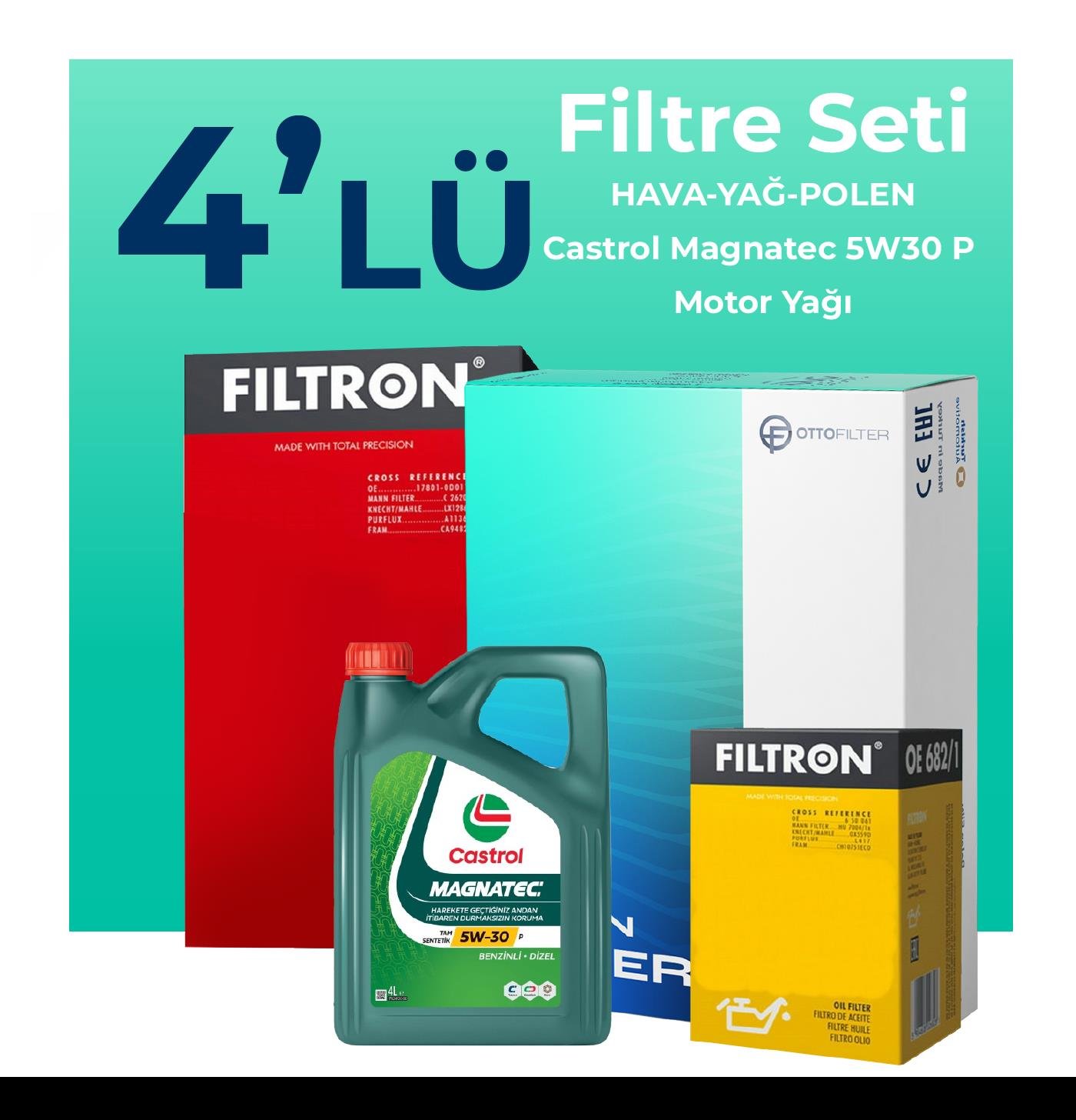 filtron-citroen-c4-cactus-1-2-turbo-benzinli-filtre-bakim-seti-castrol-motor-yagli-2014-2021-4-lu-104808 Filtron Citroen C4 Cactus 1.2 Turbo Benzinli Filtre Bakım Seti Castrol Motor Yağlı (2014-2021) 4 Lü - Görsel 1