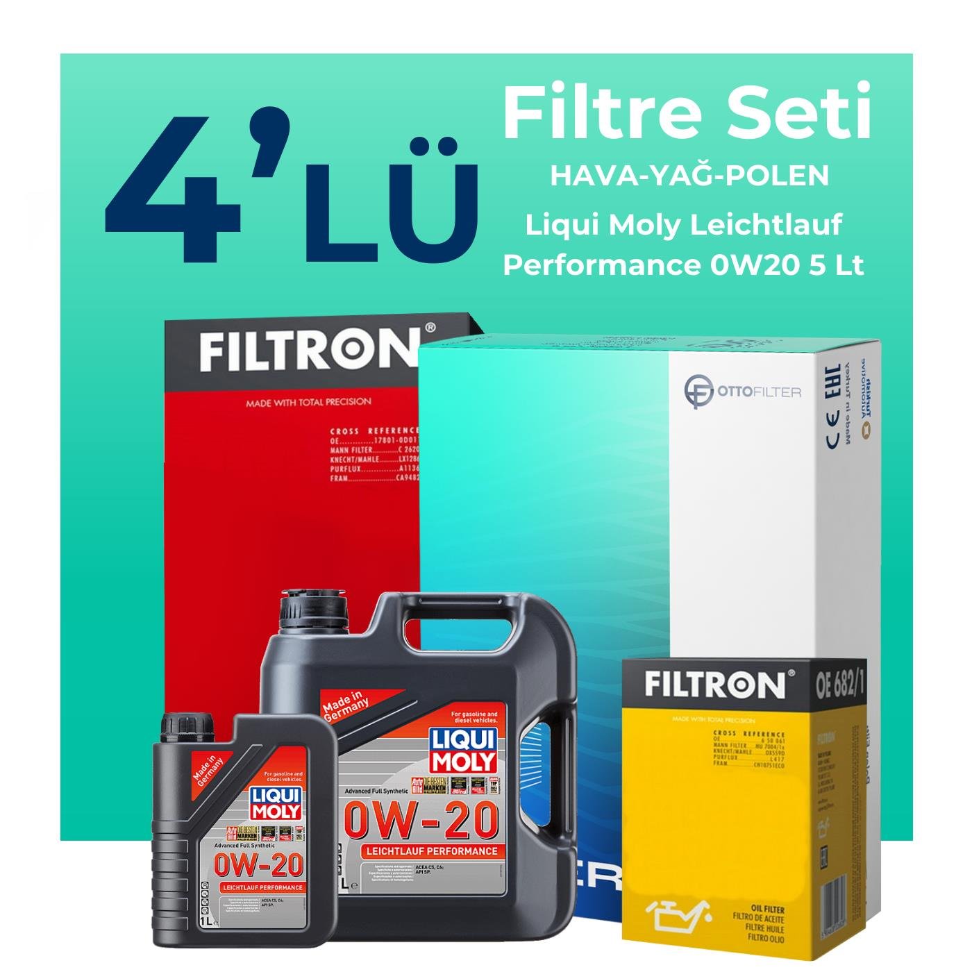 filtron-jeep-compass-1-3-benzin-filtre-bakim-seti-liqui-moly-motor-yagli-2020-2024-4-lu-122994 Filtron Jeep Compass 1.3 Benzin Filtre Bakım Seti Liqui Moly Motor Yağlı (2020-2024) 4 Lü - Görsel 1