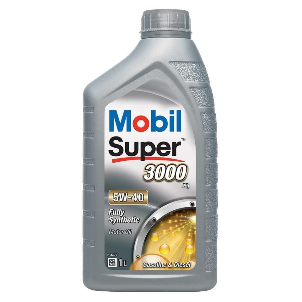 image_1080-137 Mobil Super 3000 5W-40 1 Lt Tam Sentetik Motor Yağı - Görsel 1