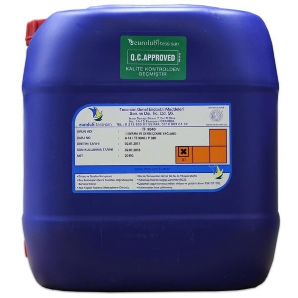 Eurolub TF 9040 20 Kg Sıvama ve Derin Çekme Yağı