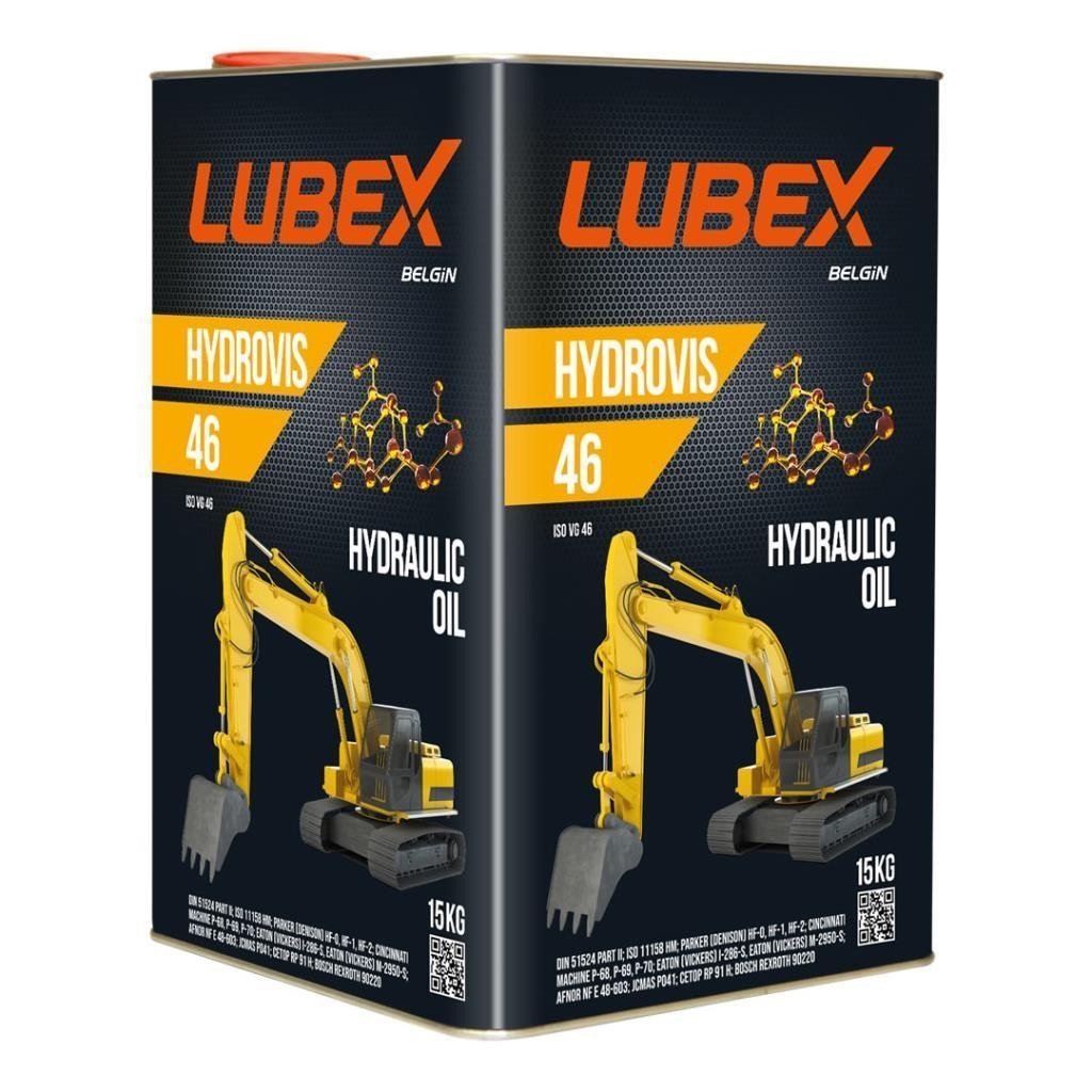 image_1080-643 Lubex Hydrovis 46 Numara 15 Kg Hidrolik Yağı - Görsel 1