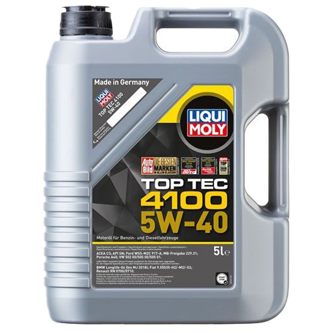 liqui-moly-top-tec-4100-5w40 Liqui Moly Top Tec 4100 5W40 5 Lt Motor Yağı (9511) - Görsel 1
