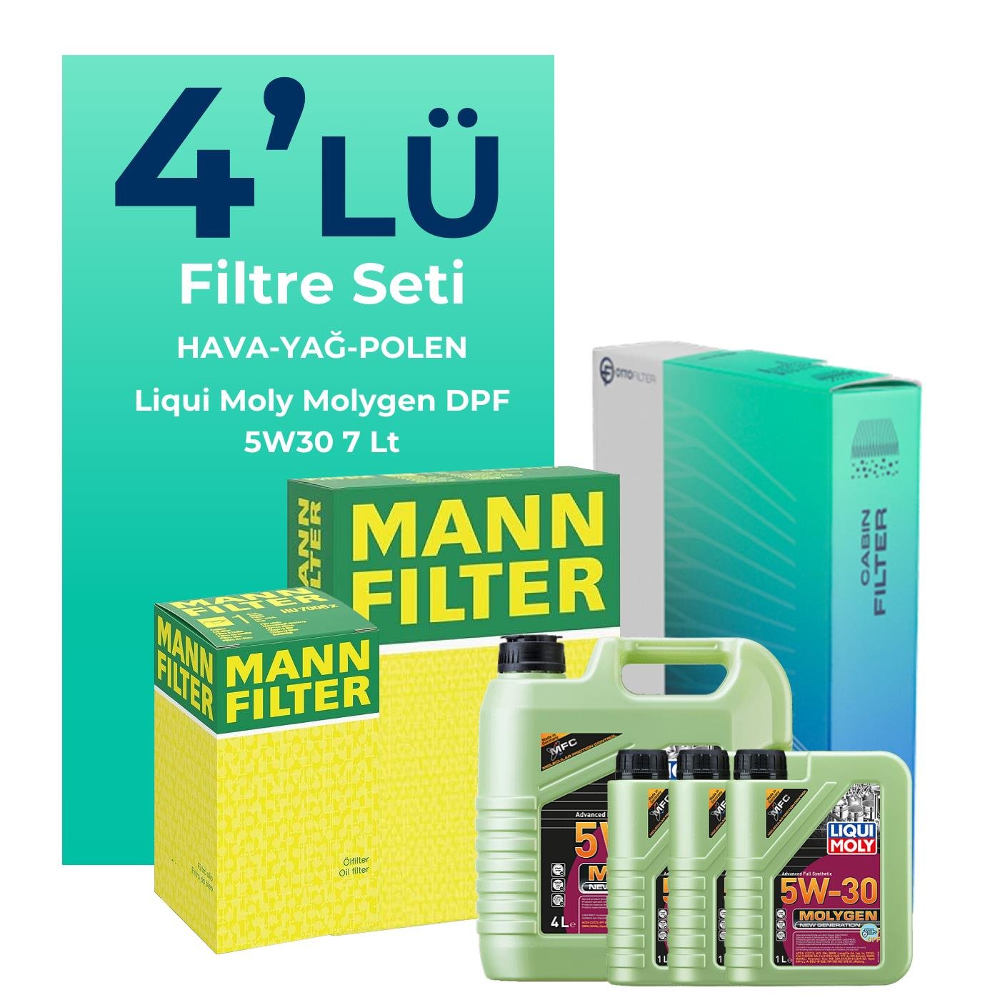 mann-peugeot-boxer-2-2-dizel-filtre-bakim-seti-liqui-moly-motor-yagli-2014-2016-4-lu-124891 MANN Peugeot Boxer 2.2 Dizel Filtre Bakım Seti Liqui Moly Motor Yağlı (2014-2016) 4 Lü - Görsel 1