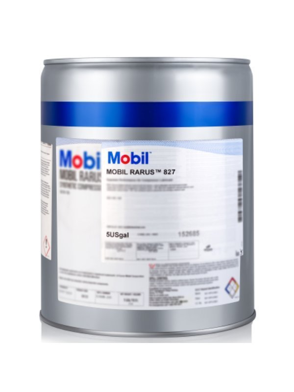 mobil-rarus-827-back-with-label-600x800-1 Mobil Rarus 827 - 5 USG Kompresör Yağı - Görsel 1