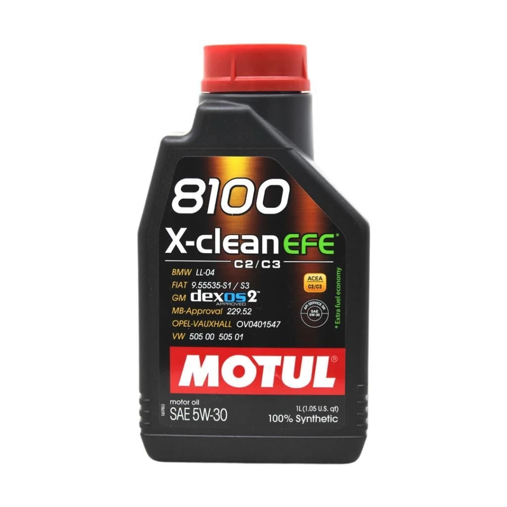 motul-8100-x-clean-efe-5w30-1-lt-motor-yagi-6-1 Motul 8100 X-Clean EFE 5W30 1 Lt Tam Sentetik Motor Yağı - Görsel 1