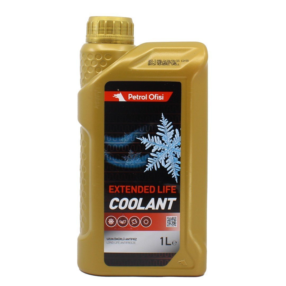 petrol-ofisi-extended-life-coolant-1lt Petrol Ofisi Extended Life Coolant 1 Lt Organik Kırmızı Antifriz - Görsel 1
